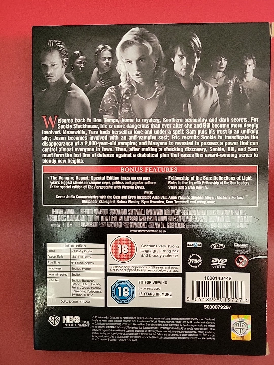 True Blood Series 2 Complete Box Set DVD 2010 Vampire TV 2+ SAVE 40%