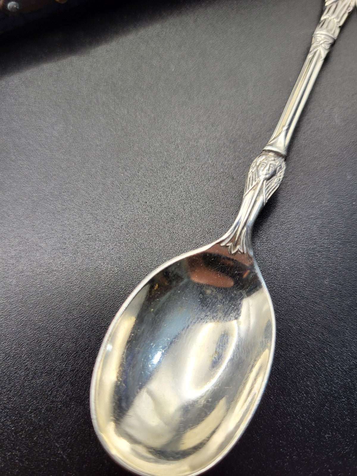Antique 1910 Sterling Silver Apostle Spoon Set Atkin Brothers Sheffield Boxed