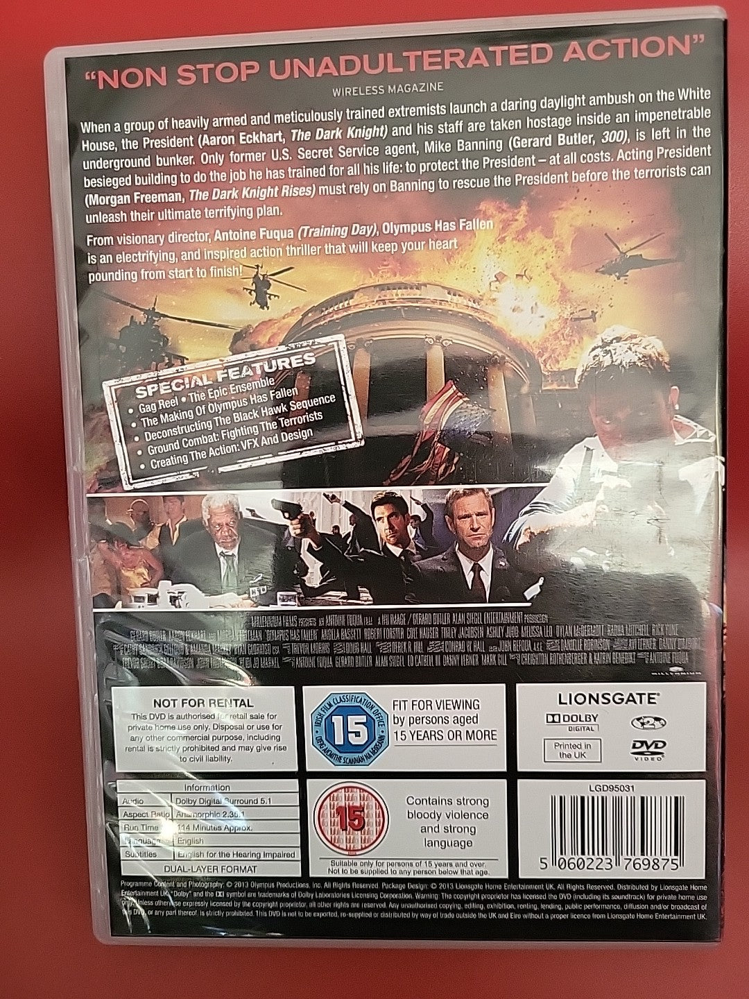 Olympus Has Fallen DVD 2013 Action Thriller Film 2+ SAVE 40%