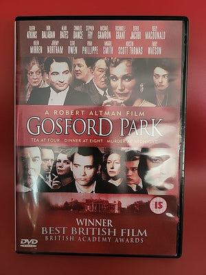 Gosford Park DVD 2002 Mystery Drama Film 2+ SAVE 40%
