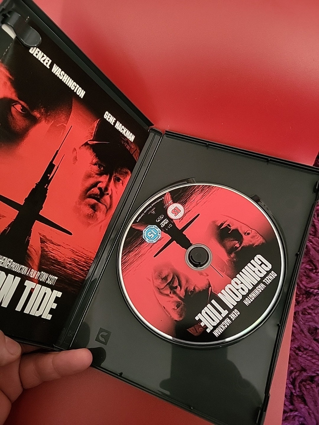 Crimson Tide DVD 2002 Action Thriller Submarine Film 2+ SAVE 40%
