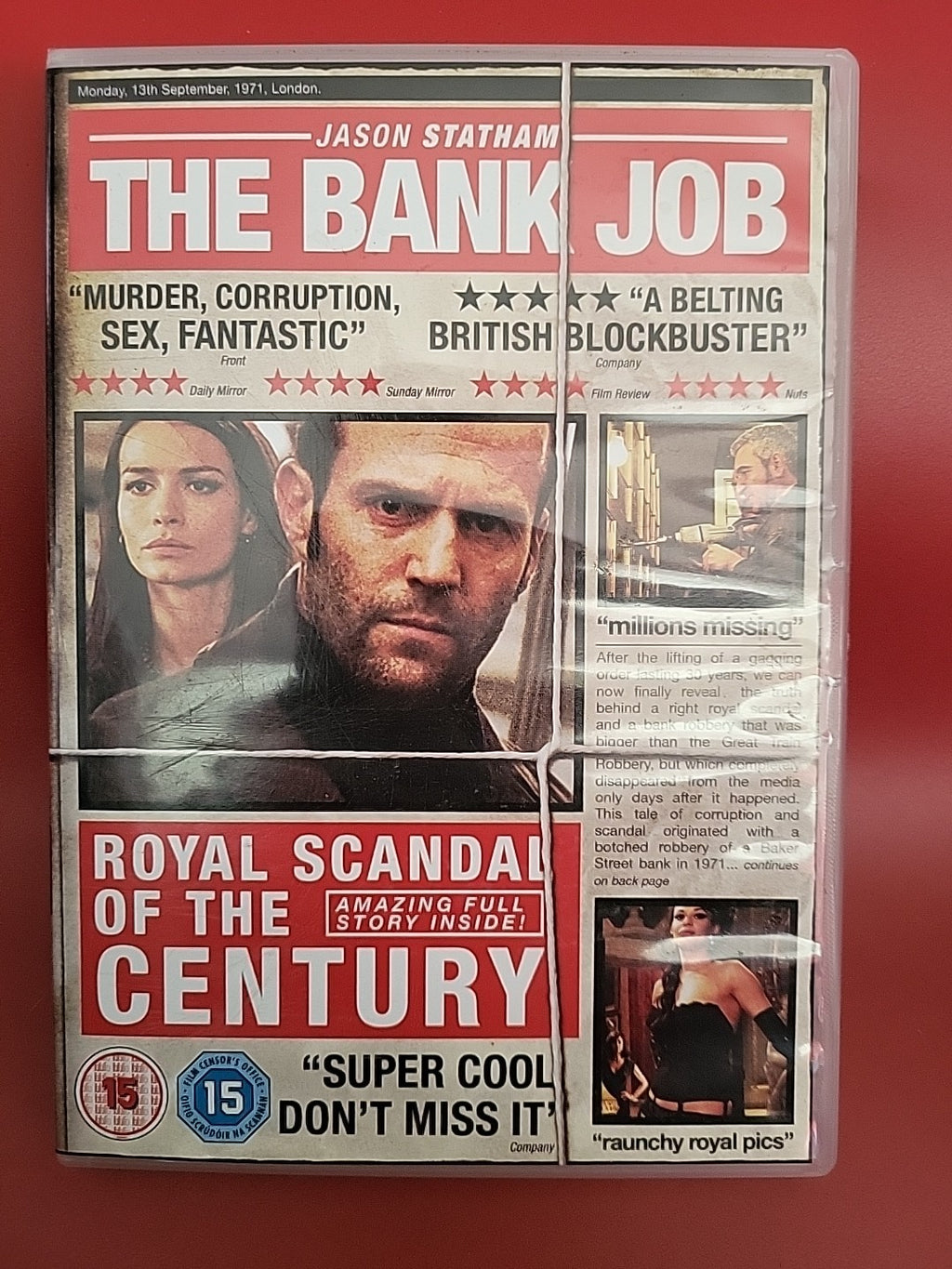 The Bank Job DVD 2008 Crime Thriller Film 2+ SAVE 40%