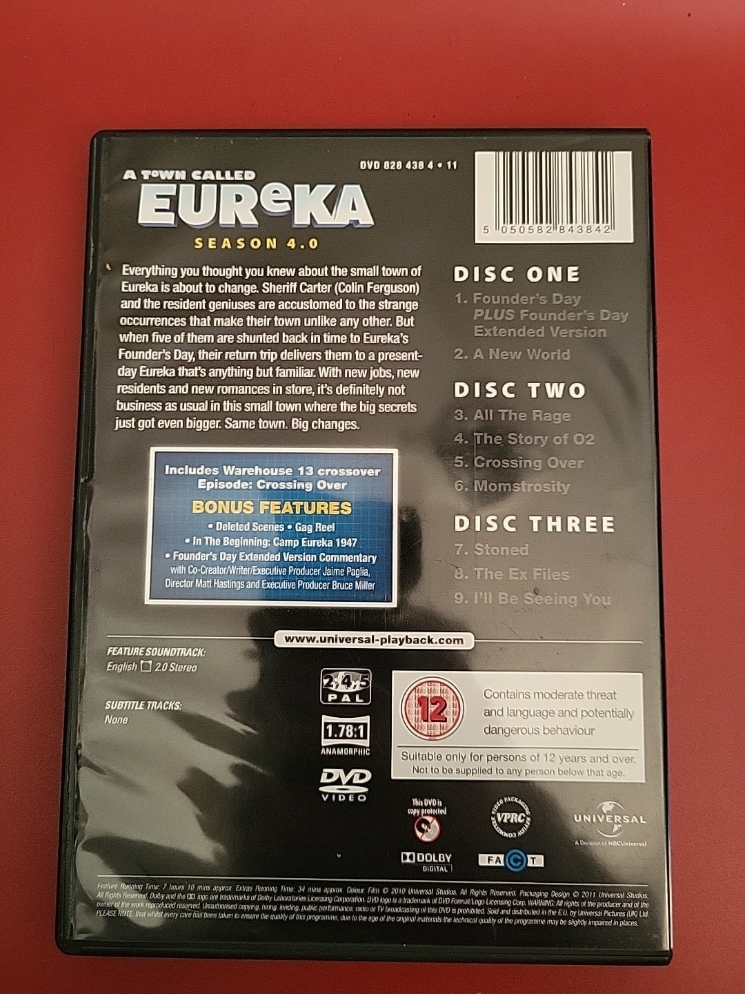 Eureka Series 4 Complete DVD 2011 Sci-Fi TV 2+ SAVE 40%