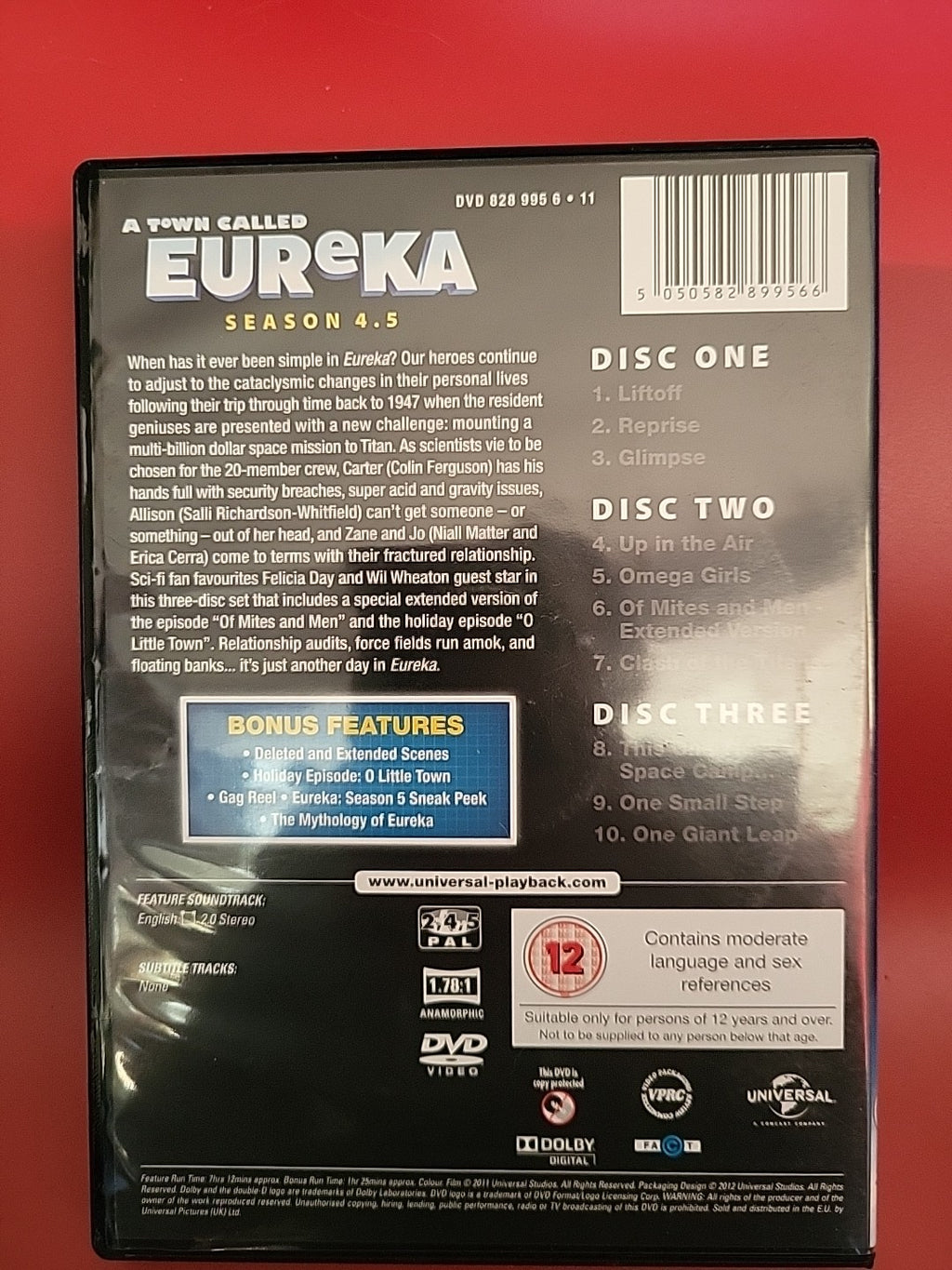 Eureka Series 4 Part 2 DVD 2012 Sci-Fi TV 2+ SAVE 40%