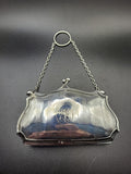 1912 Antique Sterling  Hallmarked Silver Finger Purse, Chester , W J Myatt & Co