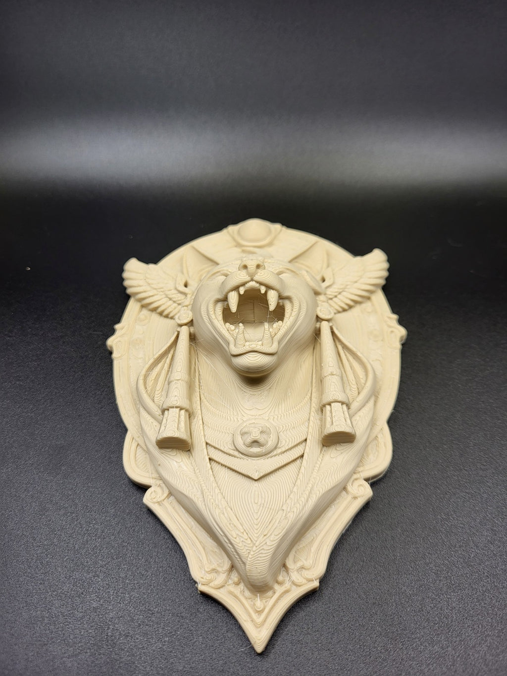 Wall Mounted Key Holder Rack – Sphynx Cat Gothic Hallway Hook Decor Bone White