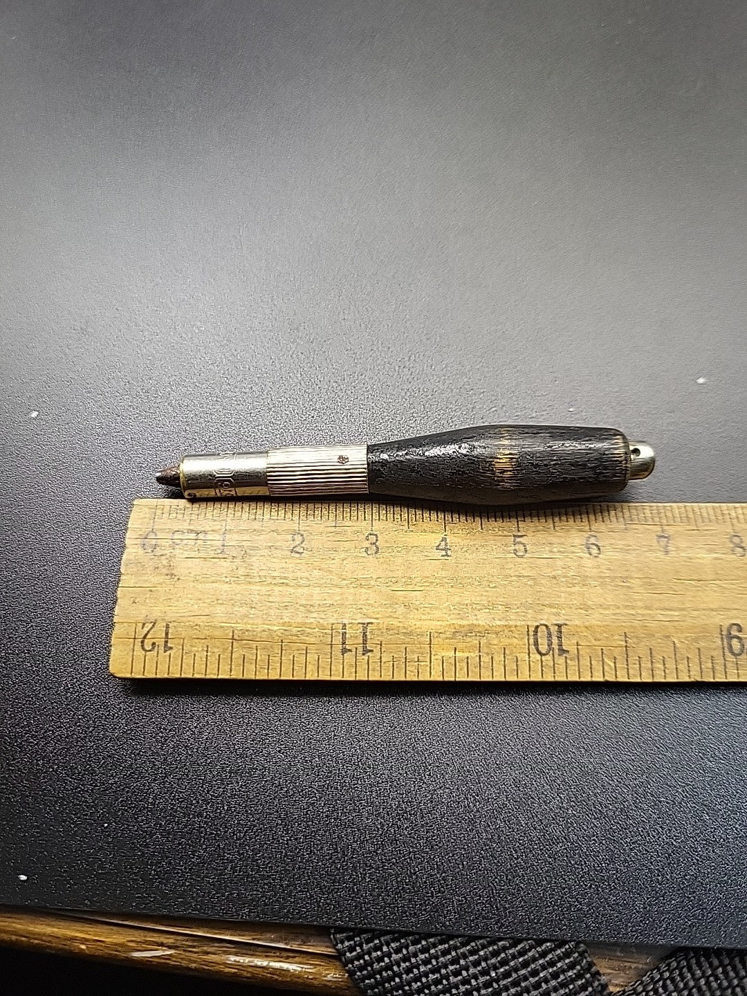 Antique Adjustable Pocket Watch Key Birch Patent 1876 Spring Loaded