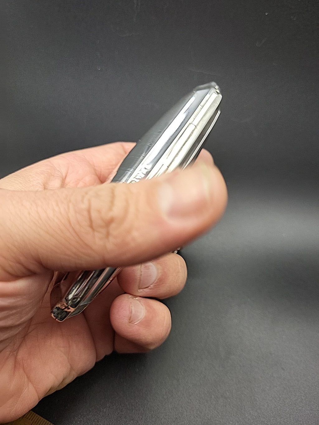 1912 Antique Sterling  Hallmarked Silver Finger Purse, Chester , W J Myatt & Co