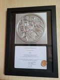 Odin Norse Mythology Framed Wall Art Viking Decor 3D Relief Signed A4