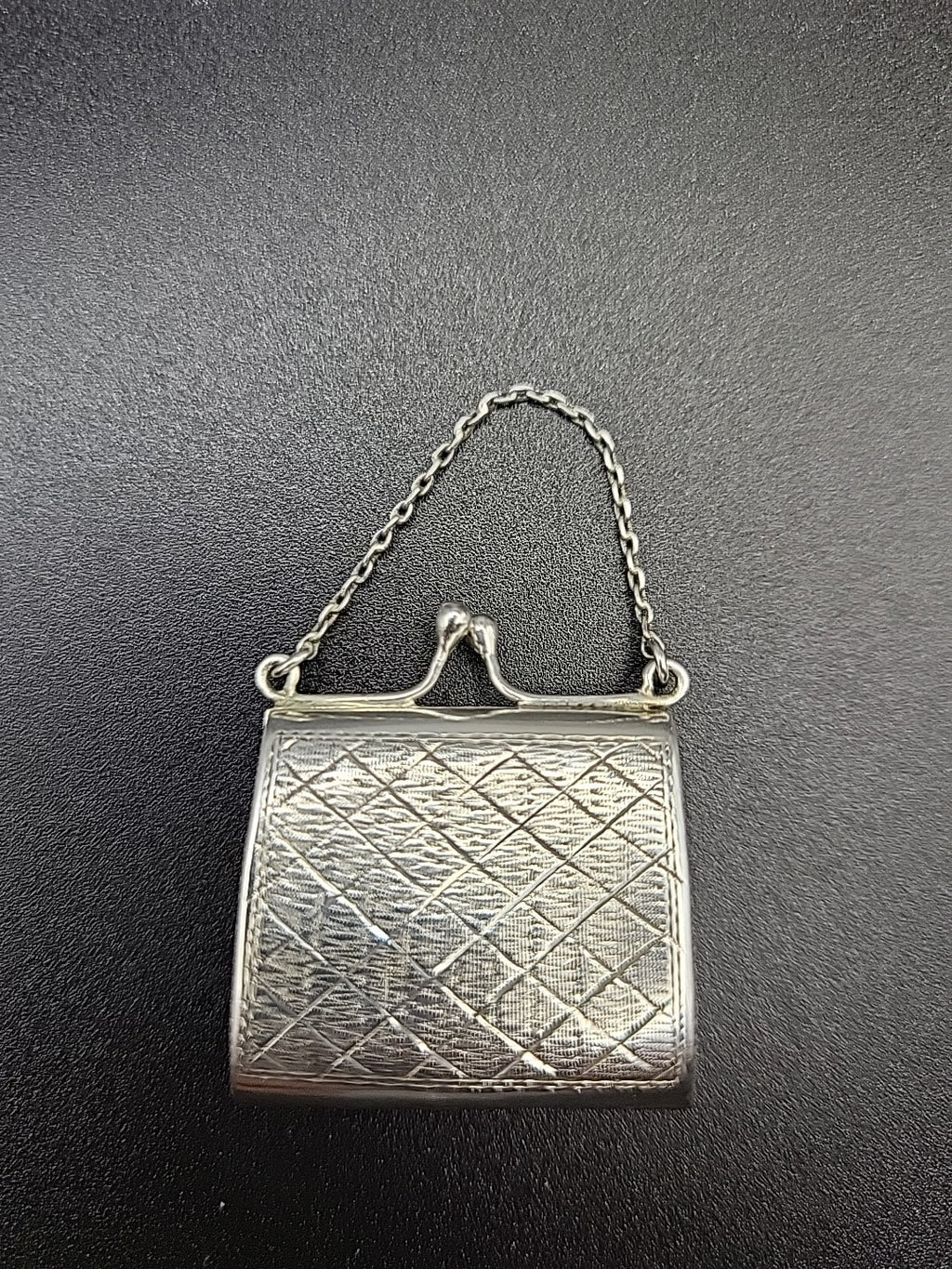 Ari D Norman 925 Silver Miniature Purse Case Novelty Pendant Box