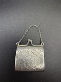 Ari D Norman 925 Silver Miniature Purse Case Novelty Pendant Box