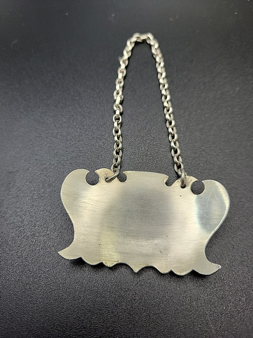 1977 Sterling Silver Port Decanter Label London Hallmarked Wine Bottle Ticket