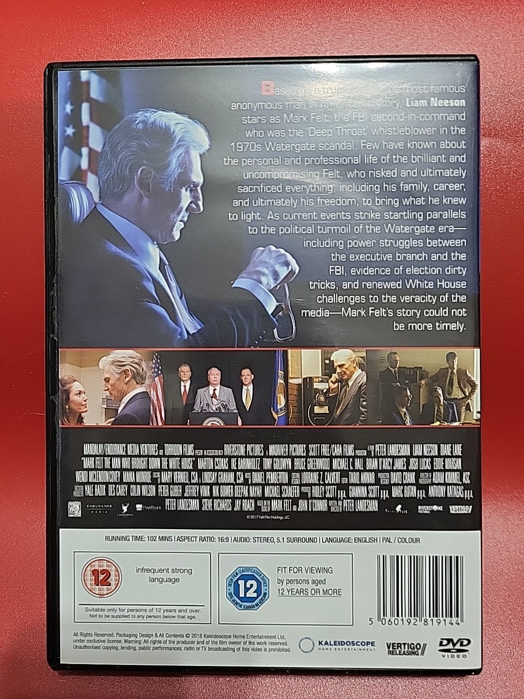 Mark Felt The Man Who Brought Down The White House DVD 2017 FBI Drama