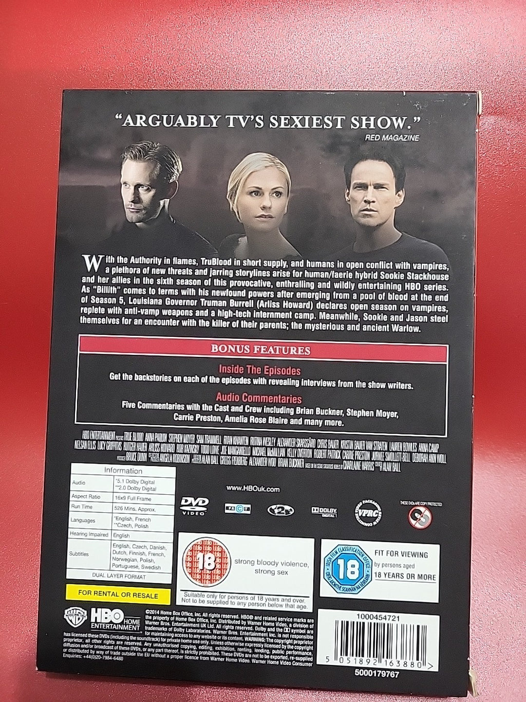 True Blood Series 6 DVD Complete Season 6 HBO Vampire Drama 2014