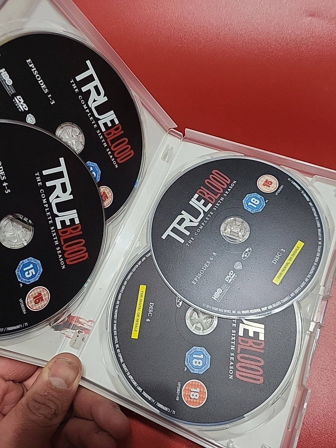 True Blood Series 6 DVD Complete Season 6 HBO Vampire Drama 2014