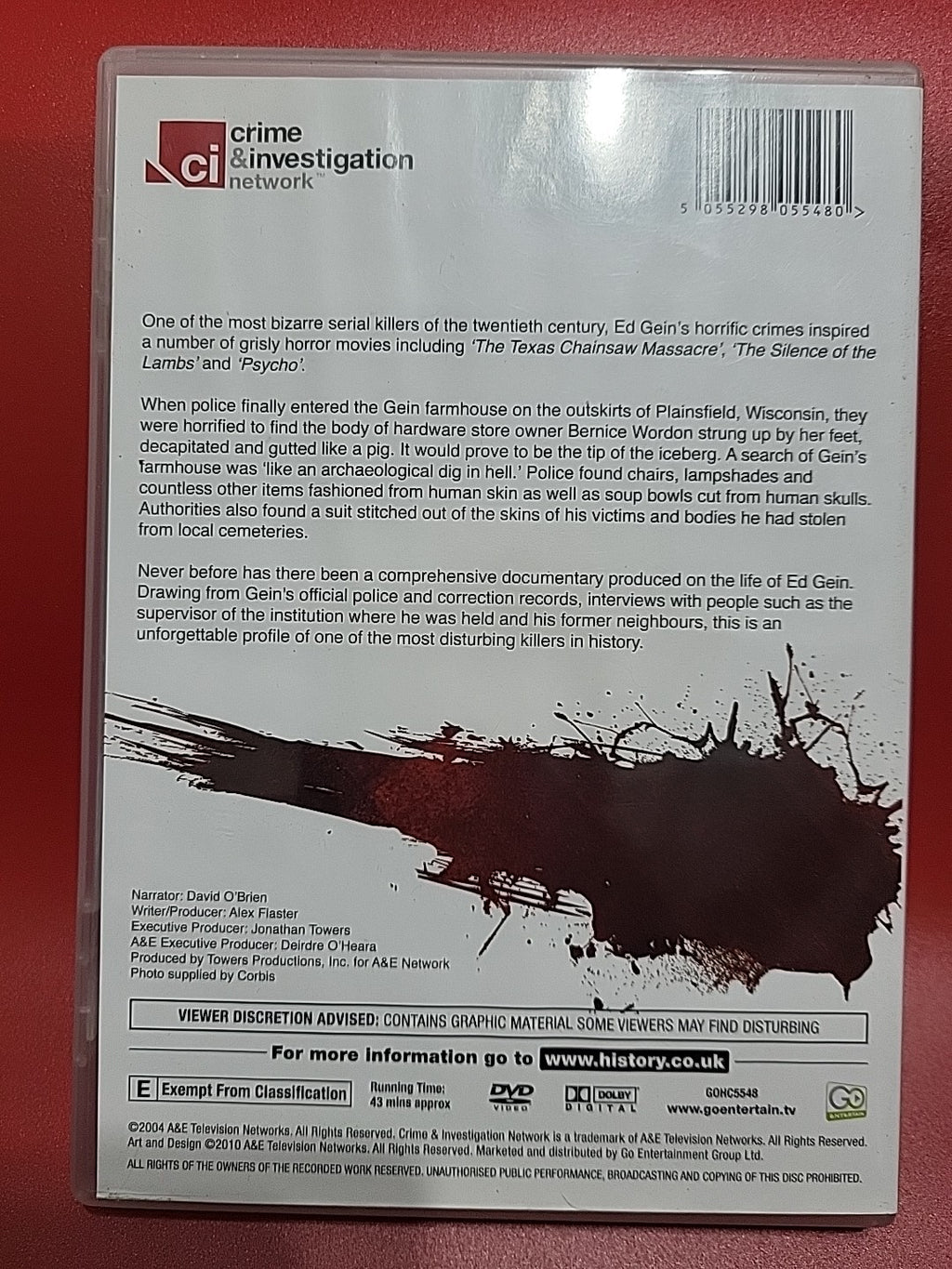 Infamous Serial Killers of Our Time DVD True Crime Documentary