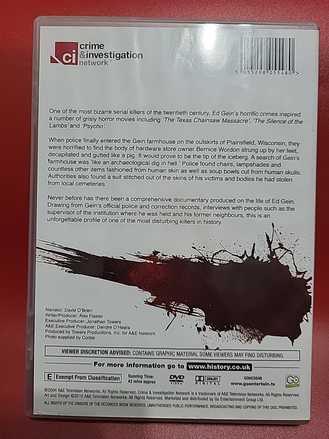 Infamous Serial Killers of Our Time DVD True Crime Documentary