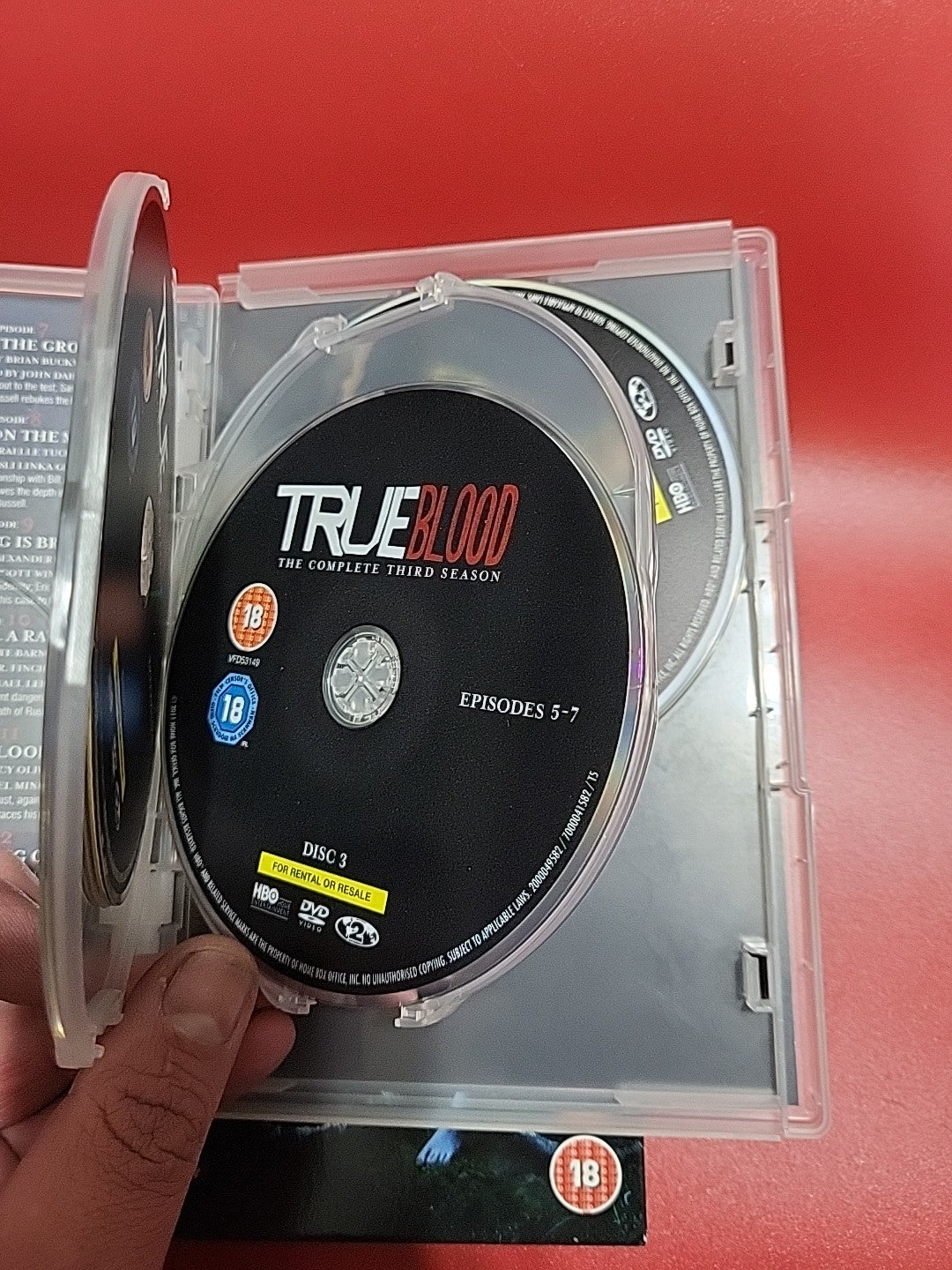 True Blood Series 3 DVD Complete Season 3 HBO Vampire Drama 2011
