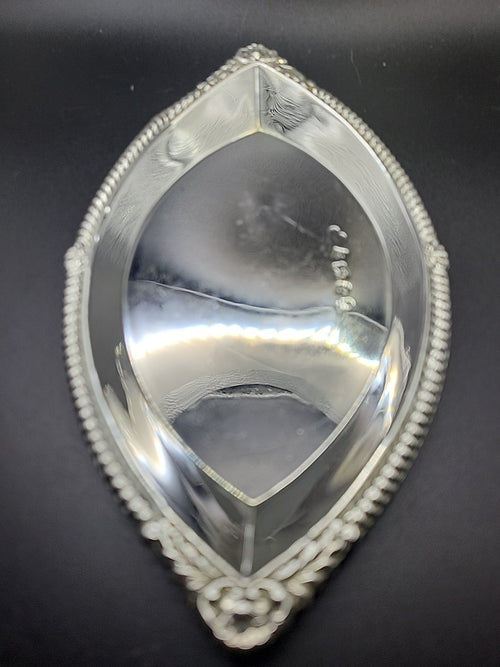 1977 Sterling Silver Jubilee Pin Dish QEII Large 76.9g Hallmarked 18cm