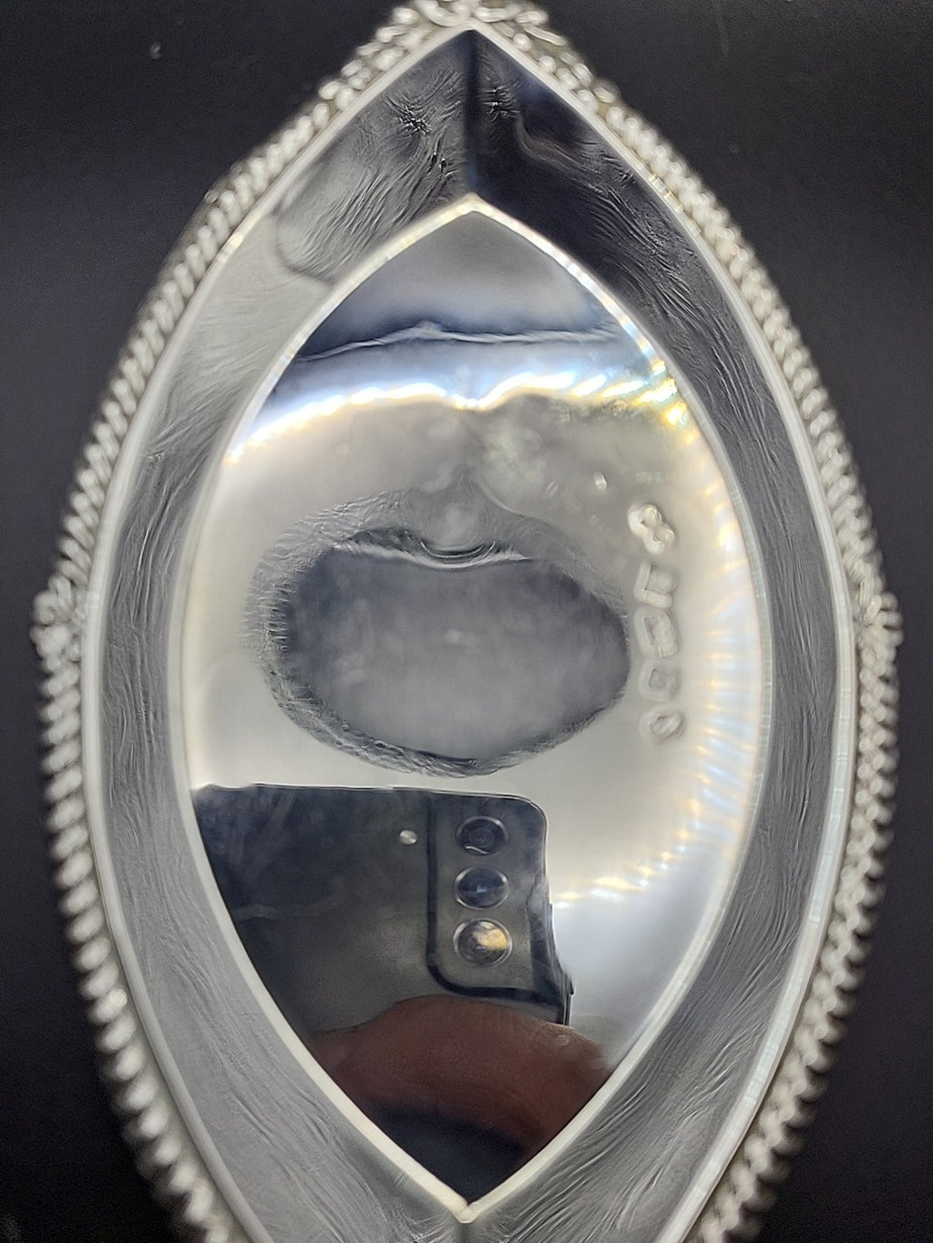 1977 Sterling Silver Jubilee Pin Dish QEII Large 76.9g Hallmarked 18cm