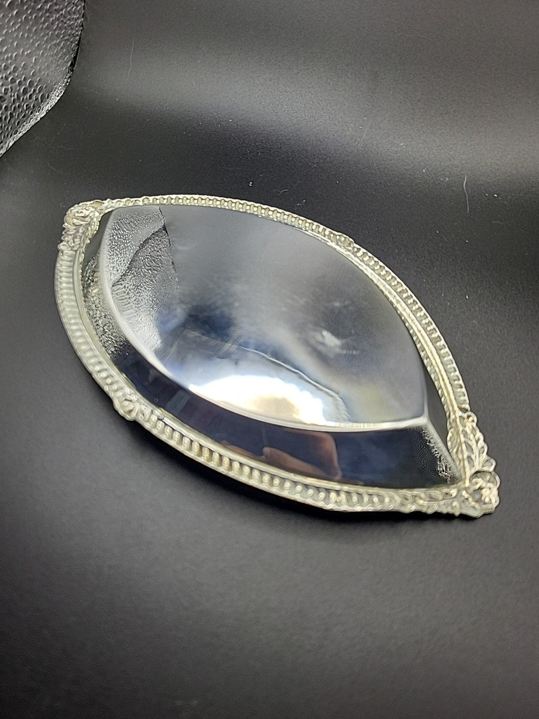 1977 Sterling Silver Jubilee Pin Dish QEII Large 76.9g Hallmarked 18cm