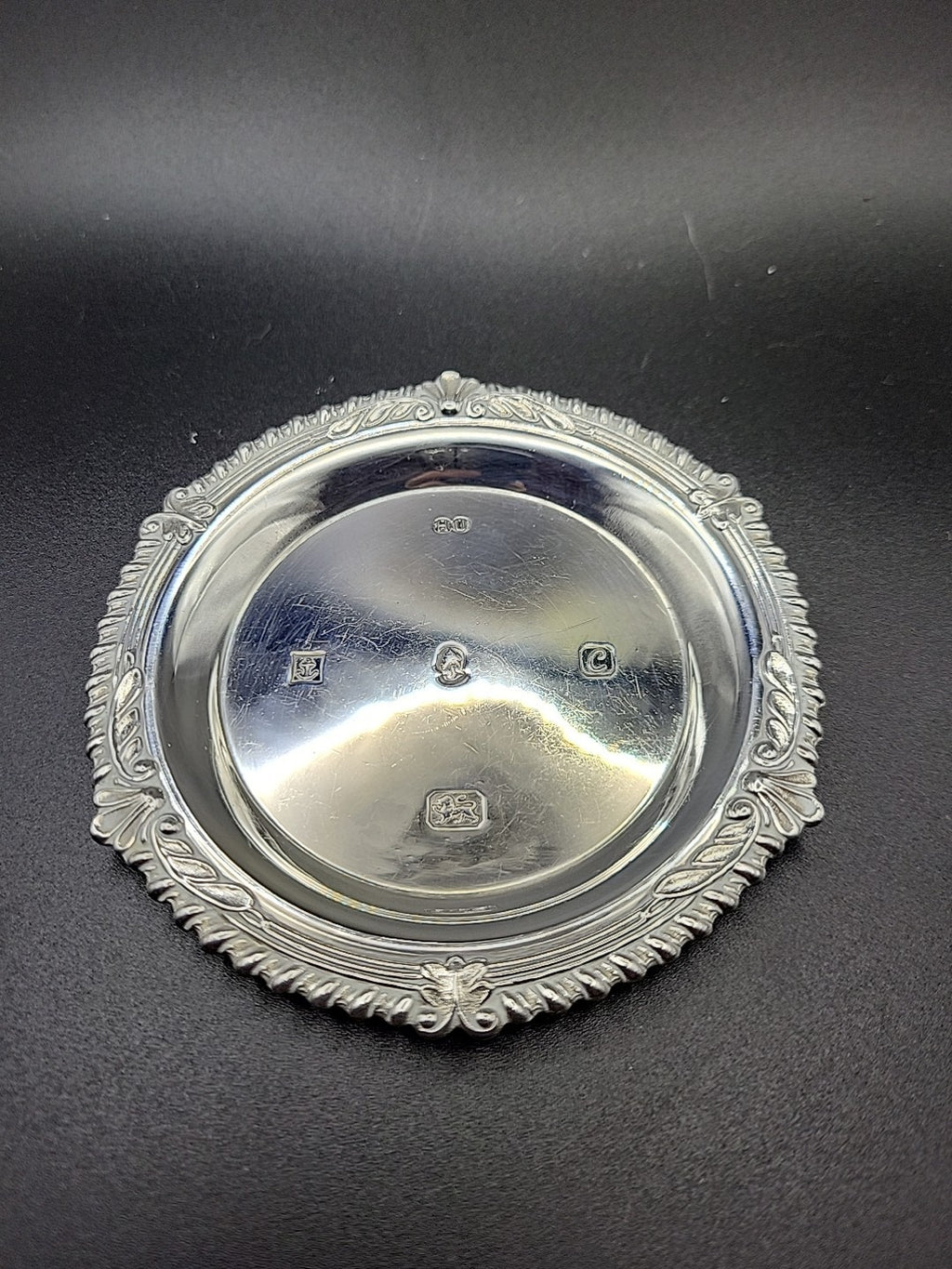 1977 Sterling Silver Pin Dish QEII Jubilee Hampton Utilities , Stunning