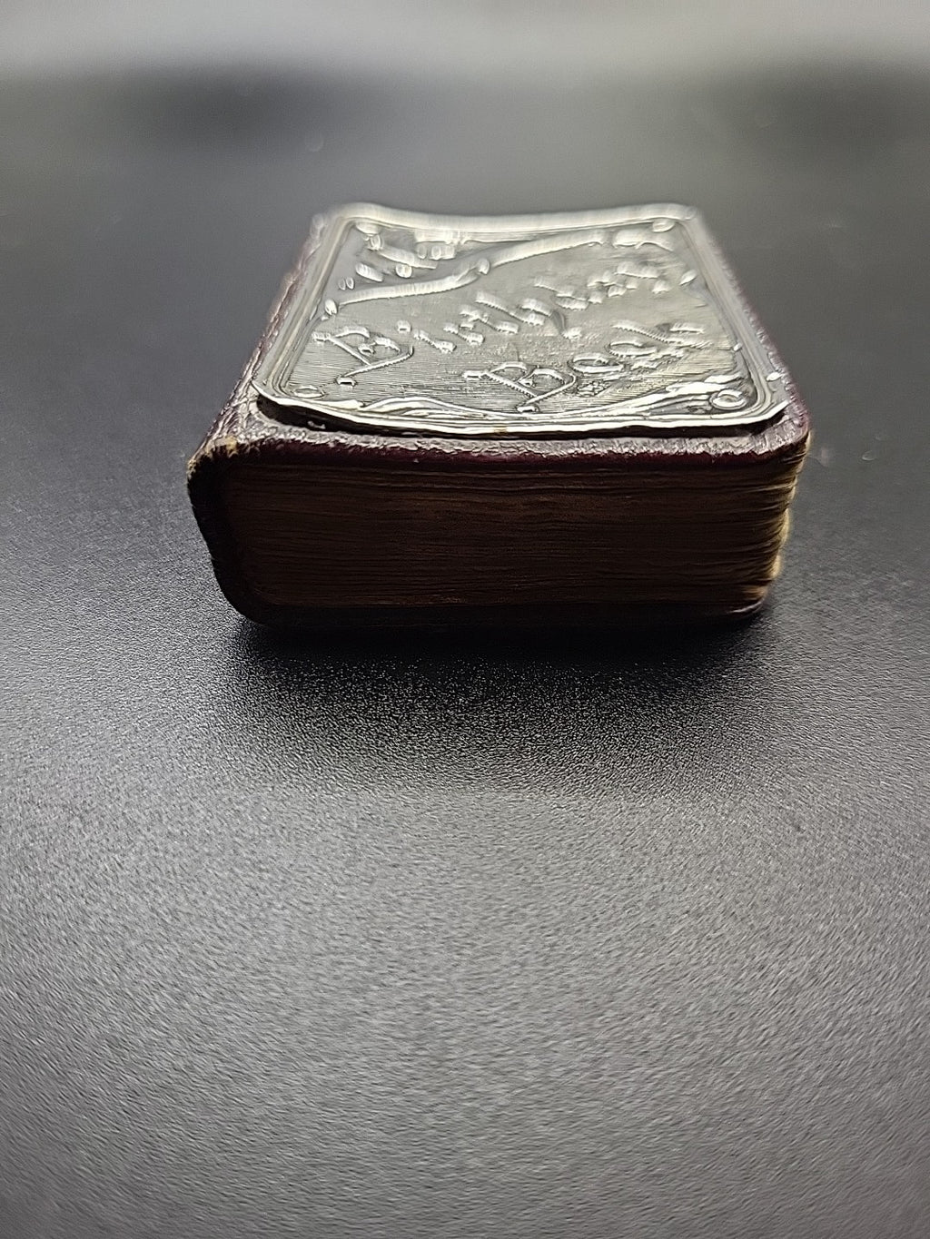 1905 Antique Sterling Silver Mounted Birthday Book W.J Holmes Hallmarked