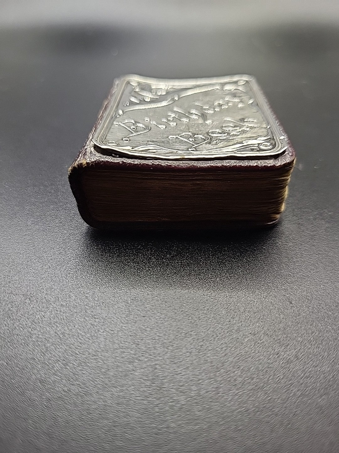 1905 Antique Sterling Silver Mounted Birthday Book W.J Holmes Hallmarked