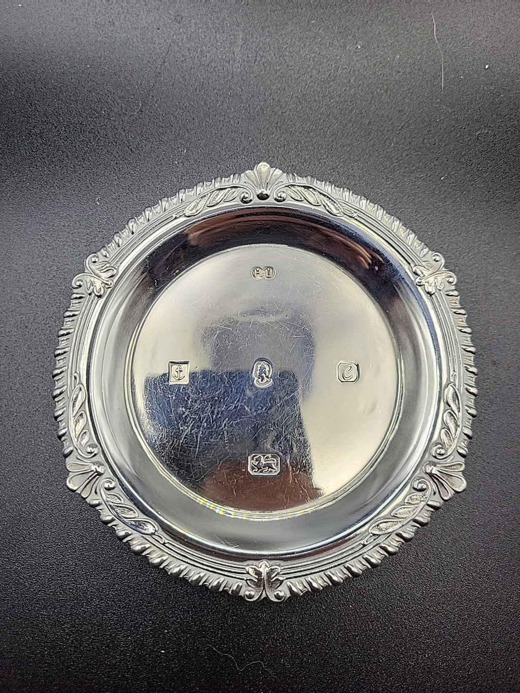 1977 Sterling Silver Pin Dish QEII Jubilee Hampton Utilities , Stunning
