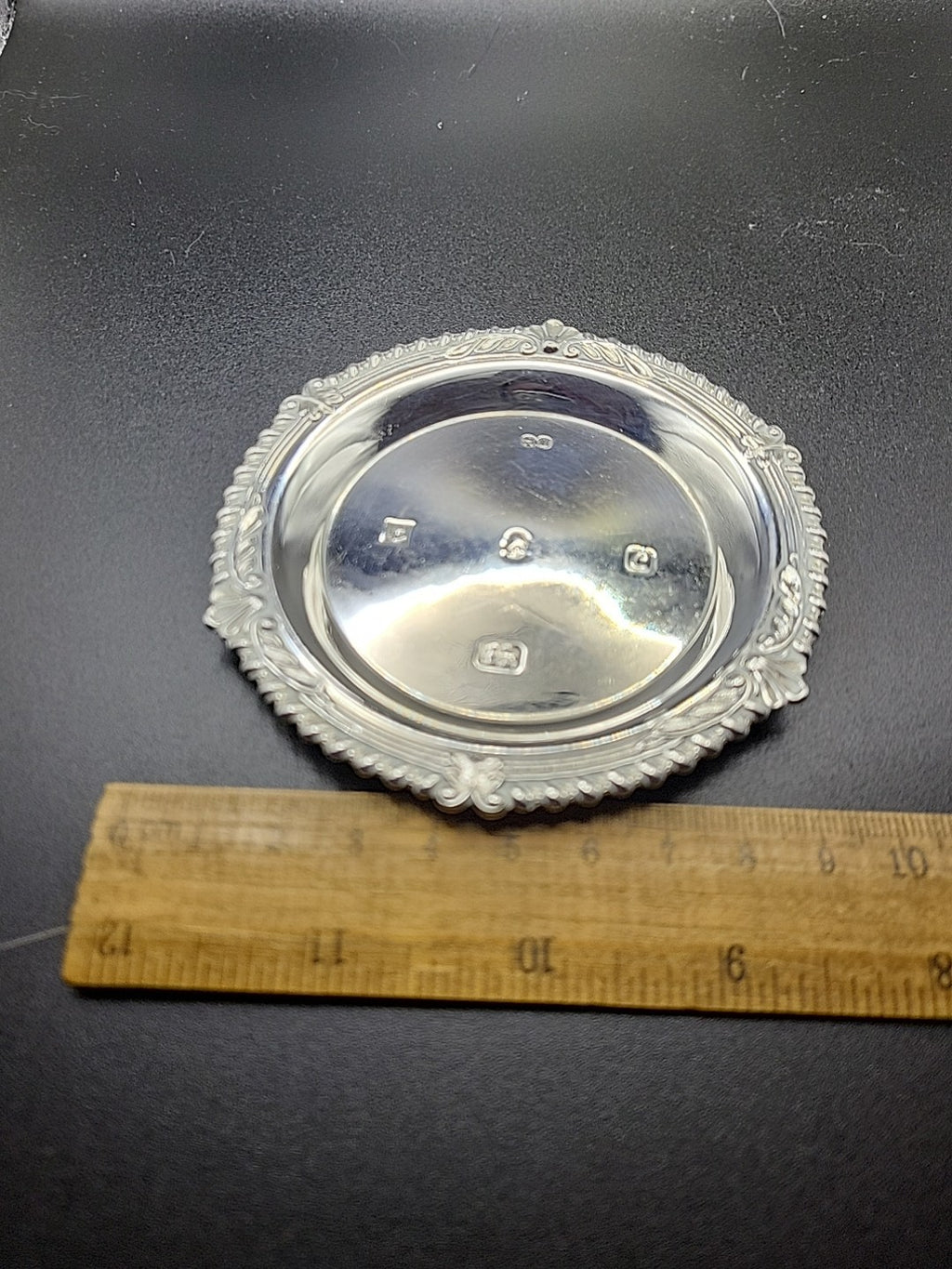 1977 Sterling Silver Pin Dish QEII Jubilee Hampton Utilities , Stunning