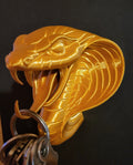 Wall Mounted Key Holder Rack – Cobra Head Gothic Hallway Hook Decor Gold