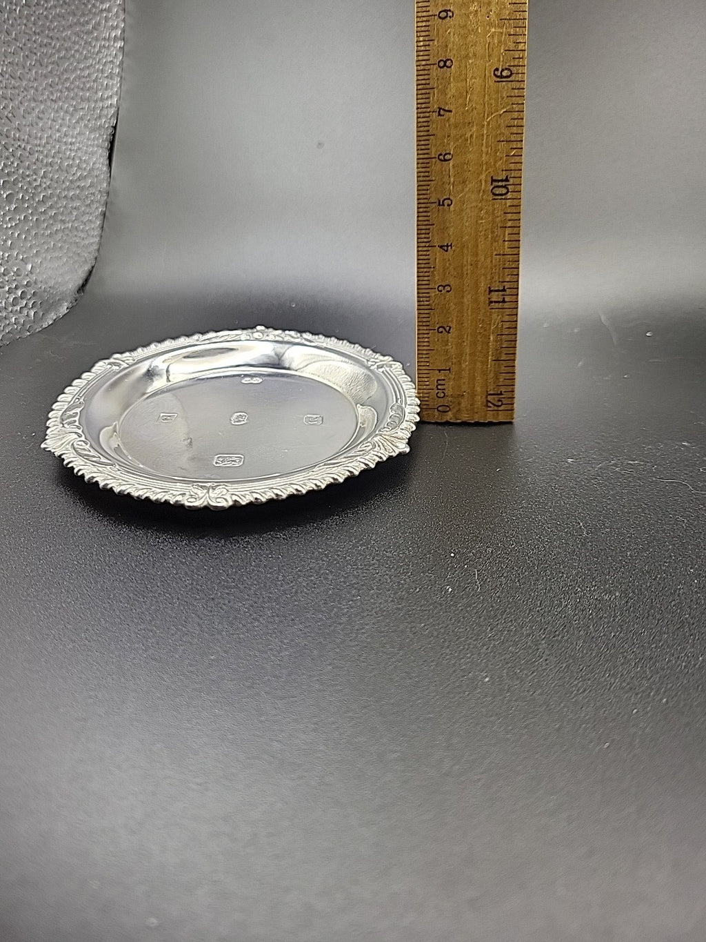 1977 Sterling Silver Pin Dish QEII Jubilee Hampton Utilities , Stunning