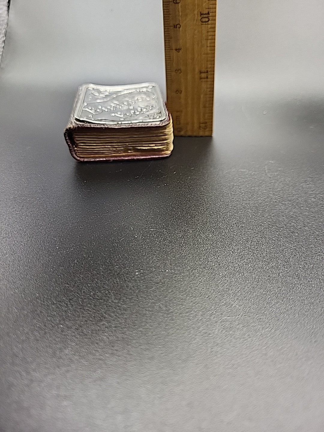 1905 Antique Sterling Silver Mounted Birthday Book W.J Holmes Hallmarked