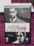 American Gangster DVD 2008 Denzel Washington Russell Crowe Crime Drama