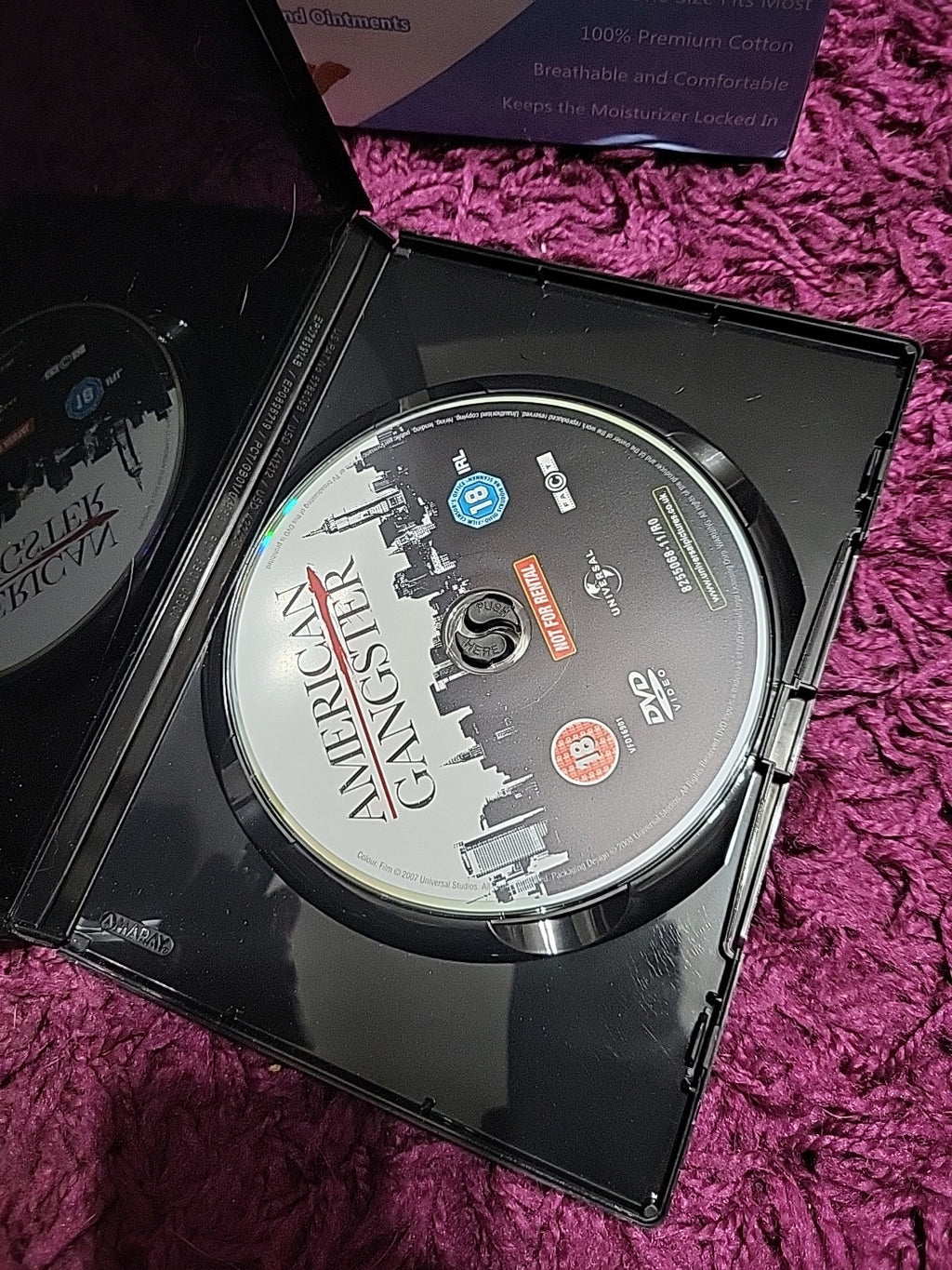 American Gangster DVD 2008 Denzel Washington Russell Crowe Crime Drama