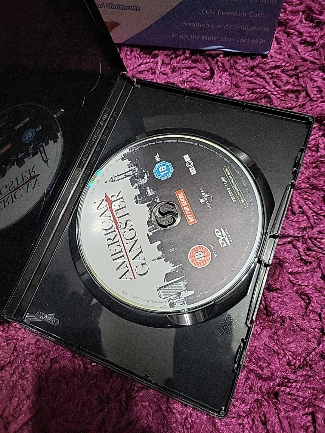 American Gangster DVD 2008 Denzel Washington Russell Crowe Crime Drama
