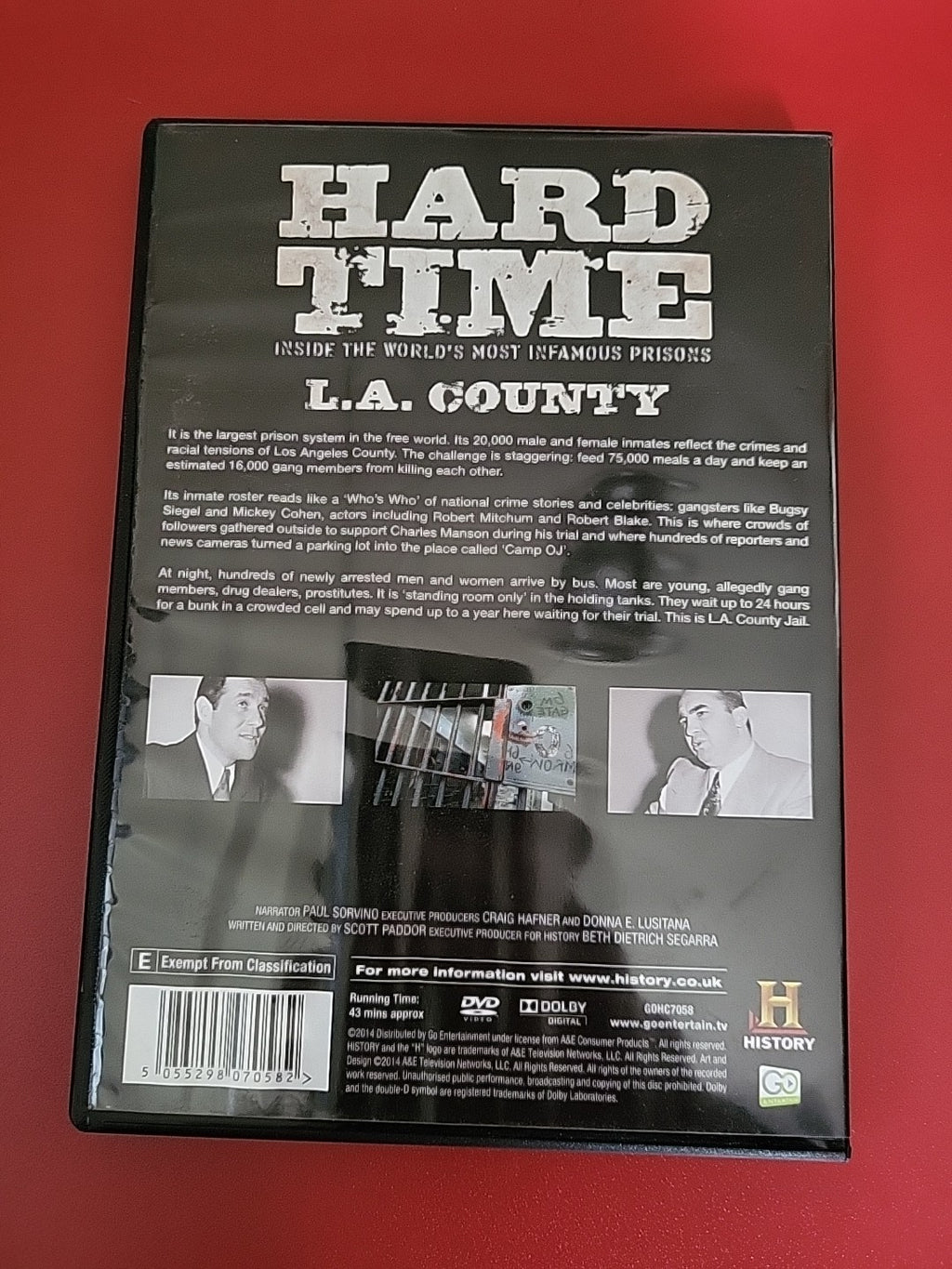 Hard Time L.A. County (DVD) History Channel Prison Documentary