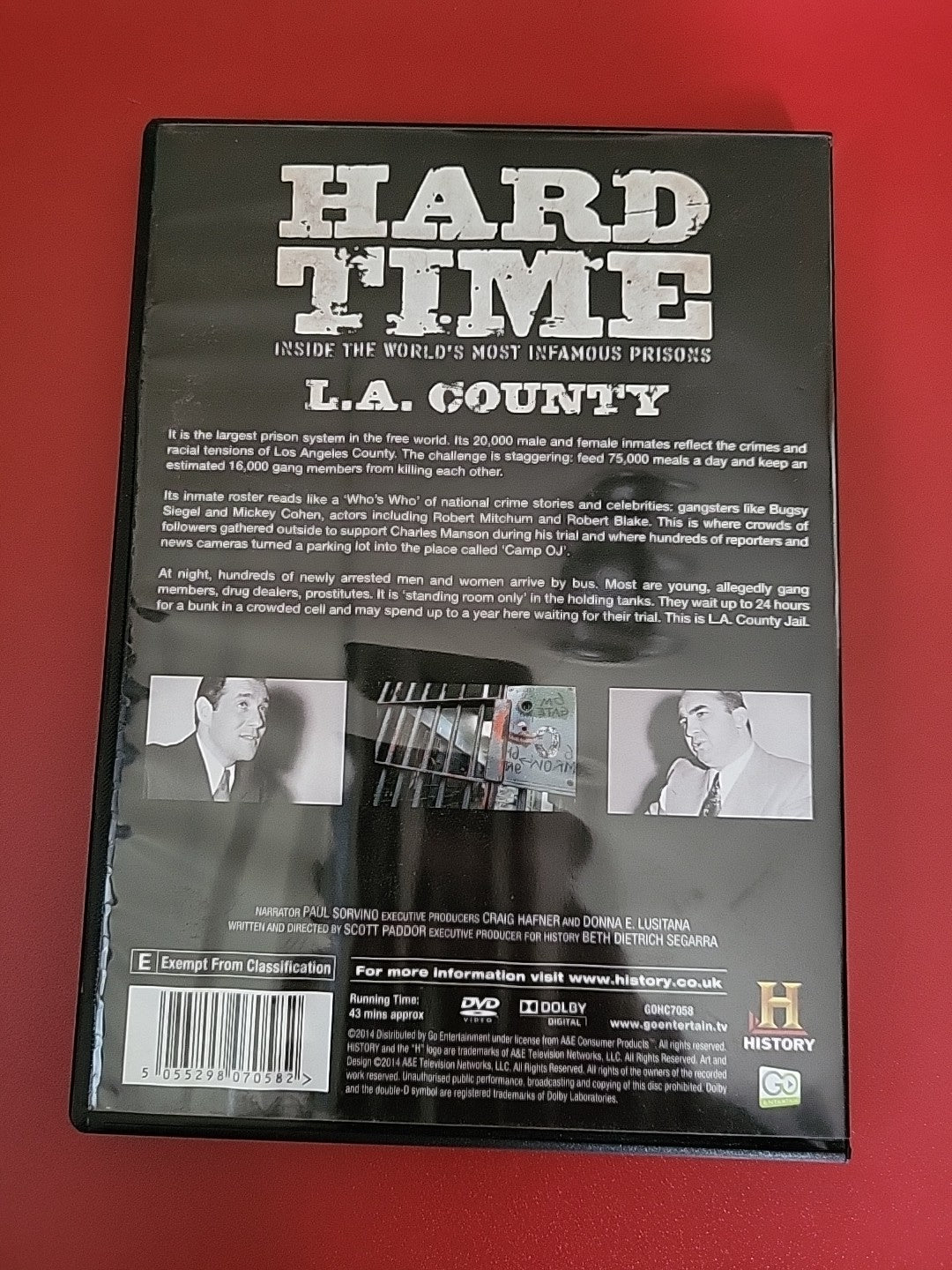 Hard Time L.A. County (DVD) History Channel Prison Documentary
