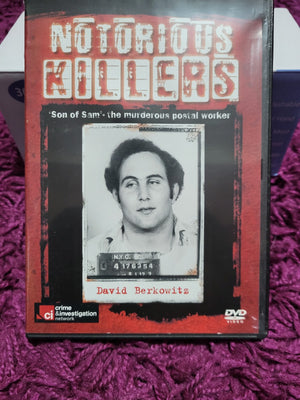 Notorious Killers David Berkowitz DVD 2018 Serial Killer Documentary