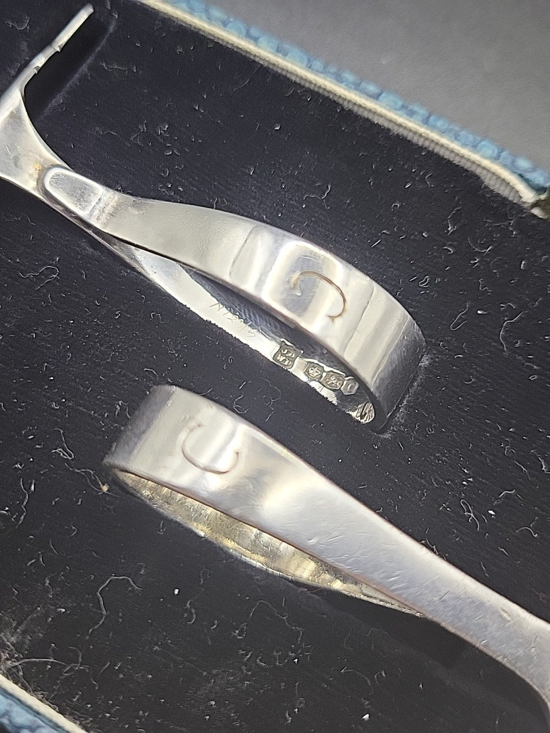 1931 Sterling Silver Childs Spoon & Pusher Set Cased James Deakin & Sons