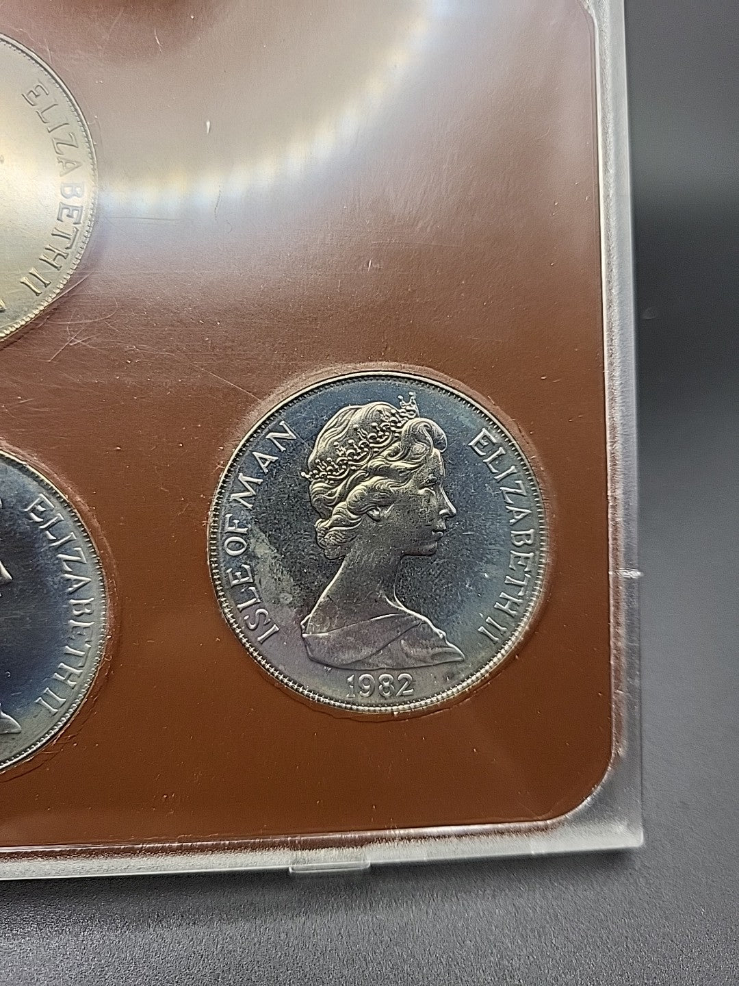 Isle Of Man World Cup Football Spain 1982 Crown Coin Set 5 Coins
