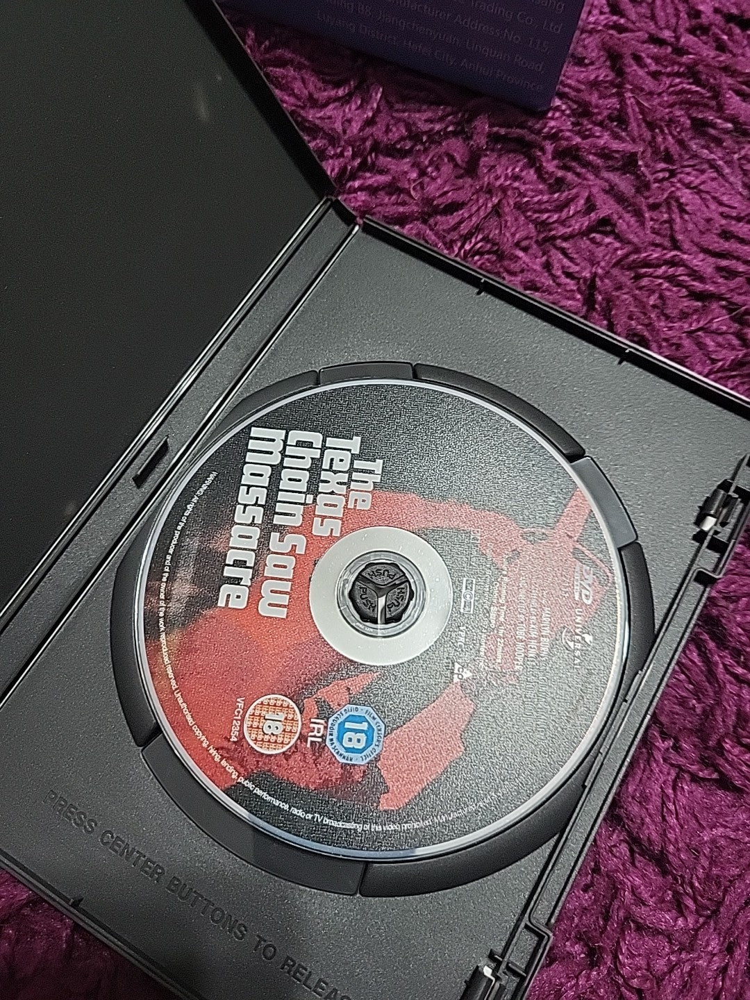 The Texas Chainsaw Massacre DVD 2004 Original Uncut 1974 Horror Tobe Hooper