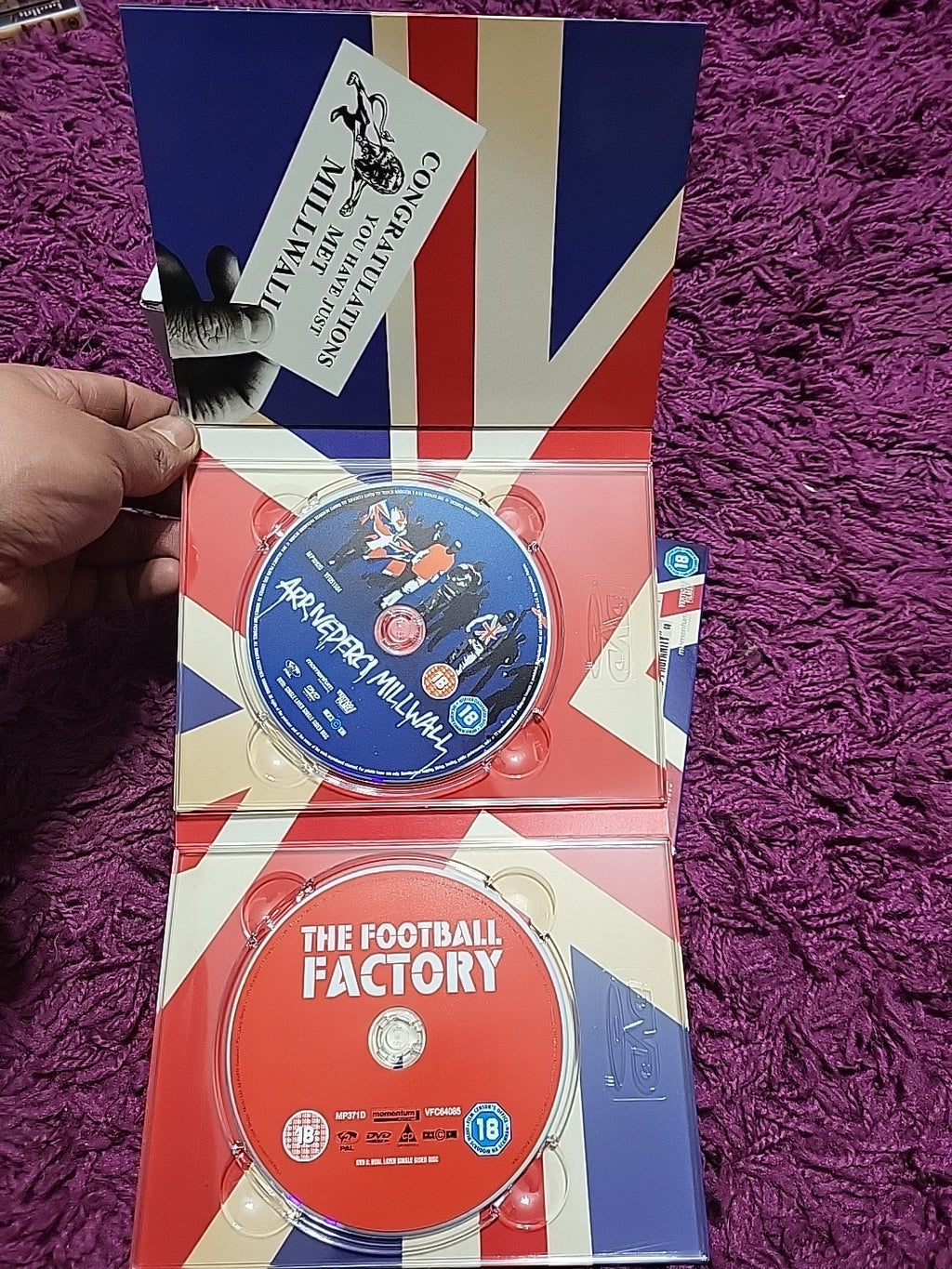 Arrivederci Millwall Football Factory Double Pack DVD 2011 British Gangster Film