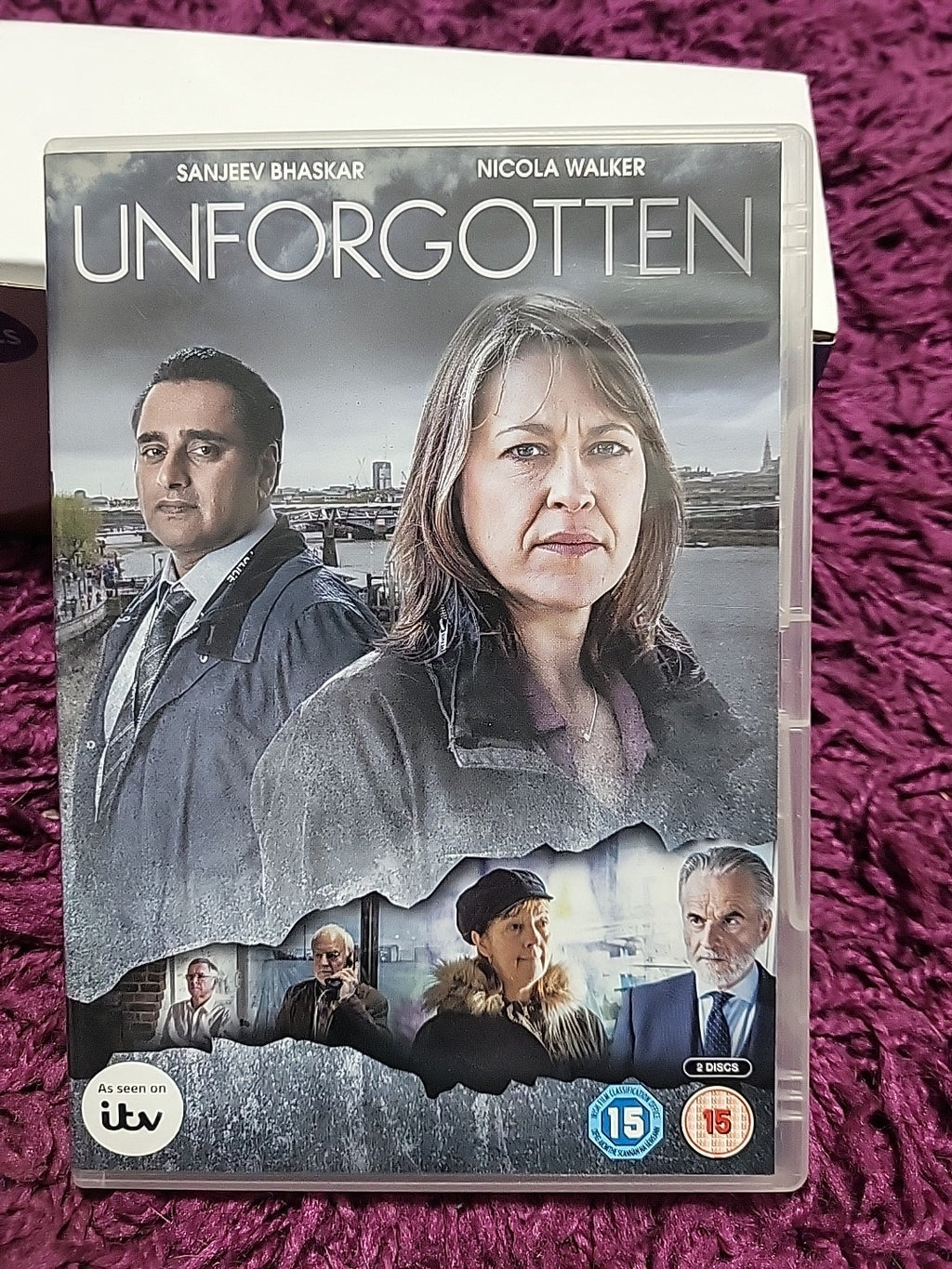 Unforgotten Series 1 Complete DVD 2015 Nicola Walker Sanjeev Bhaskar ITV Crime