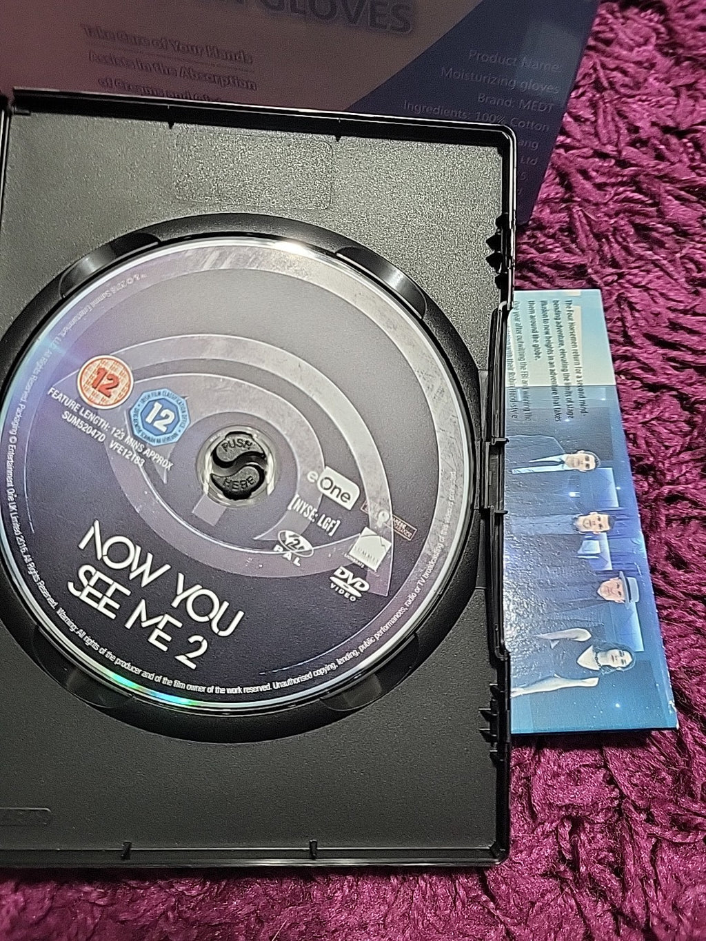 Now You See Me 2 DVD 2016 Jesse Eisenberg Mark Ruffalo Magic Crime Thriller