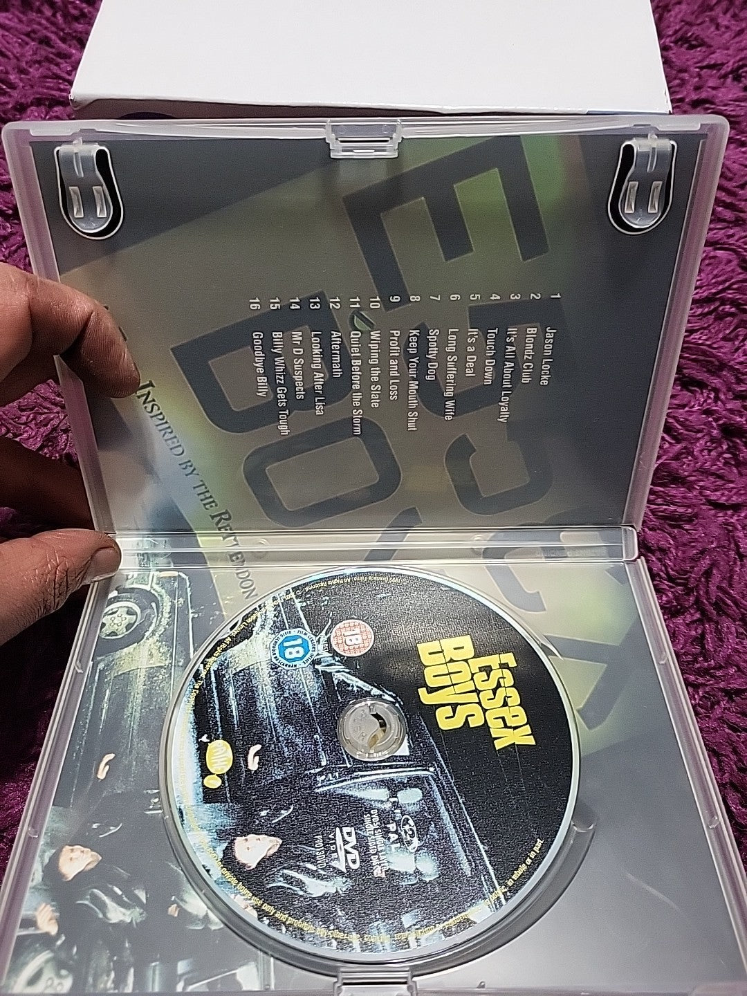 Essex Boys DVD Sean Bean Crime Thriller Widescreen 18