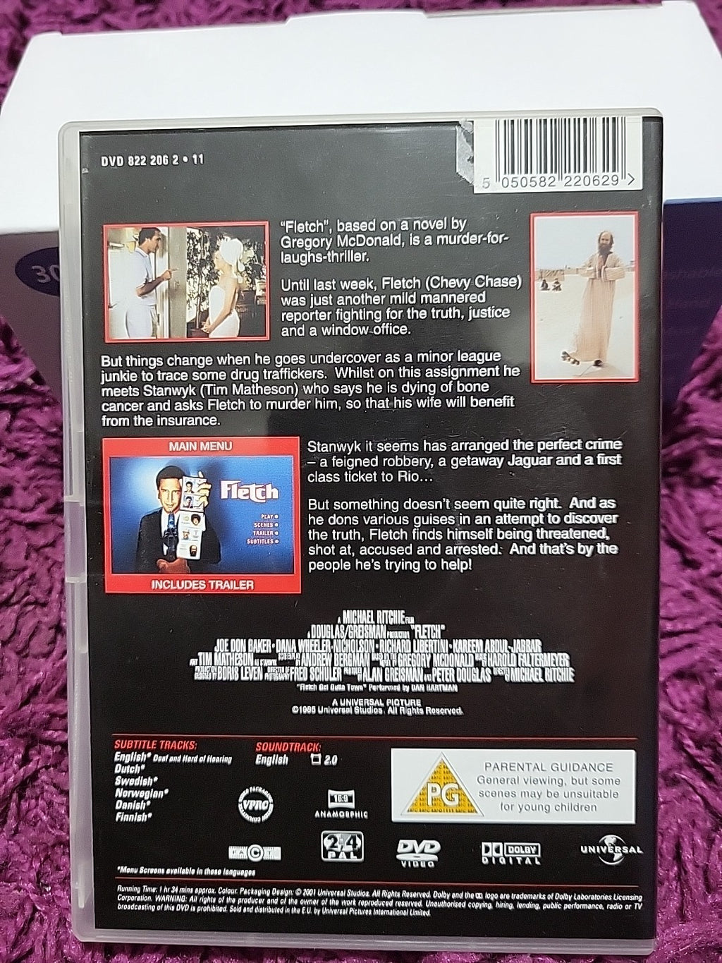 Fletch DVD Chevy Chase Comedy Mystery PG