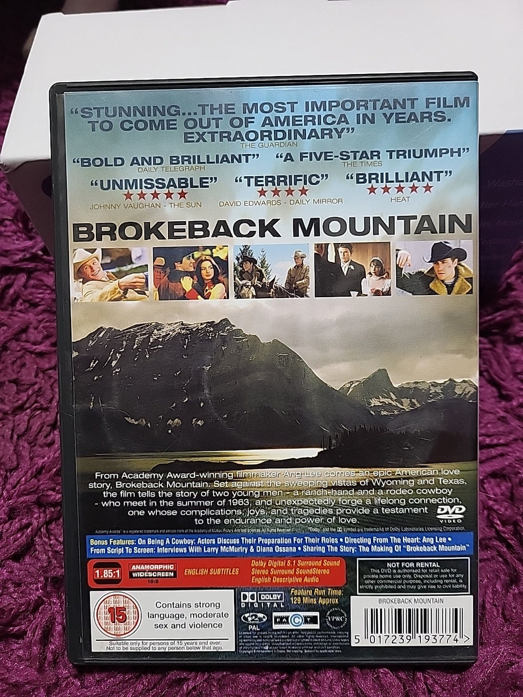 Brokeback Mountain DVD Heath Ledger Jake Gyllenhaal 15