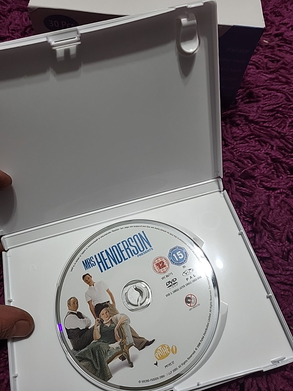 Mrs Henderson Presents DVD Judi Dench Bob Hoskins Comedy 12