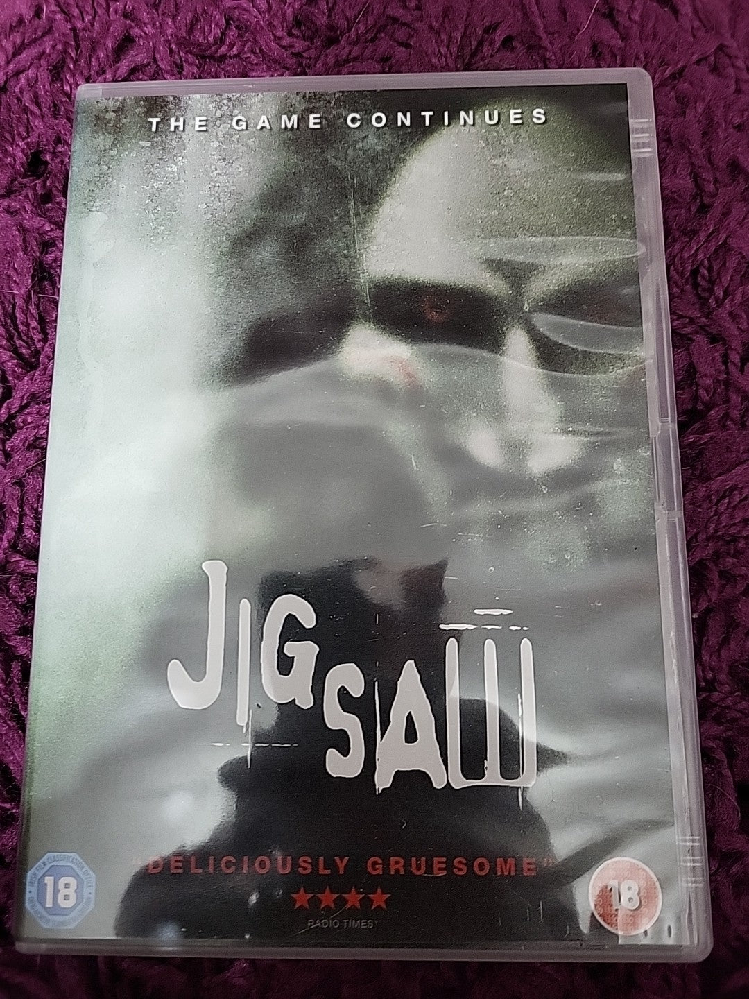 Jigsaw DVD Saw Movie Horror Thriller 18 Cert